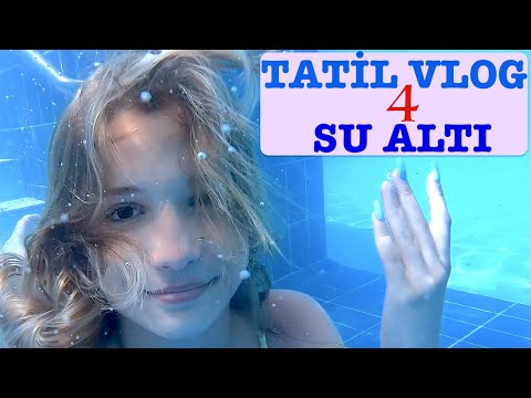 Tatil Vlog 4 | Su Altı | Ecrin Su Çoban