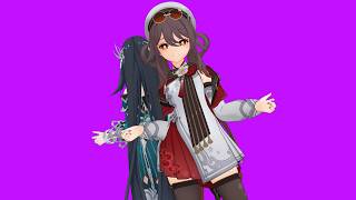 Hutao&Lan Yan yezzir!😳【Genshin impact MMD】 #hutao #lanyan   #genshinimpact #mmd