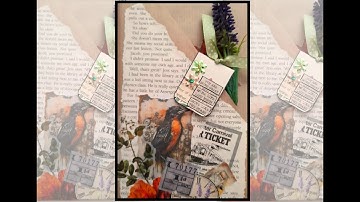 ASMR - No talking. paper wrapping a Blind date with a book!