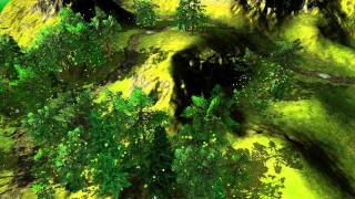 Tree shaders in the Spring Engine