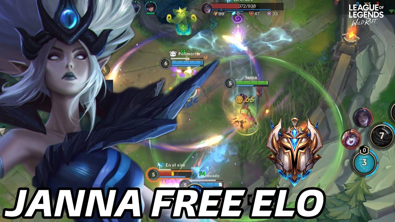 SACO 100% CON EL NUEVO REWORK DE JANNA RUMBO A CHALLENGER 💀 (MUY ROTA ...