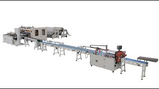 Automatic toilet paper embossing machine production line for Mexico