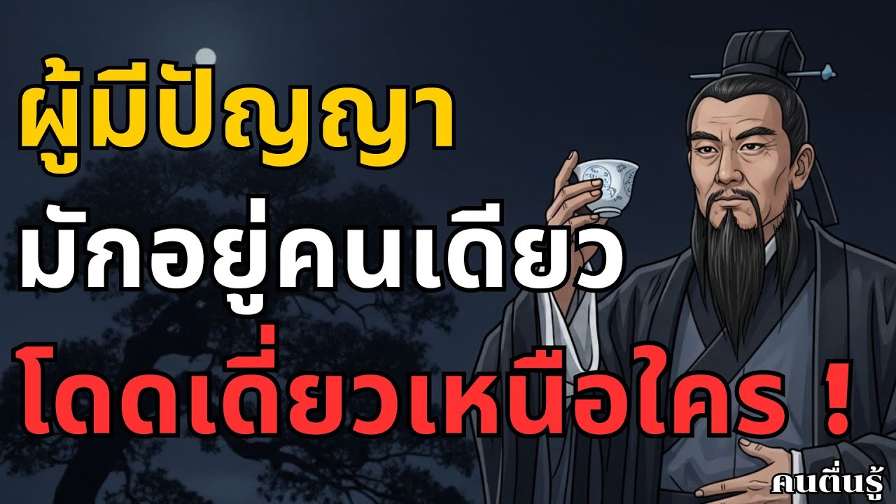 ผู้มีปัญญามักอยู่คนเดียว เพราะเข้าใจโลกมากกว่าคนทั่วไป! l คนตื่นรู้