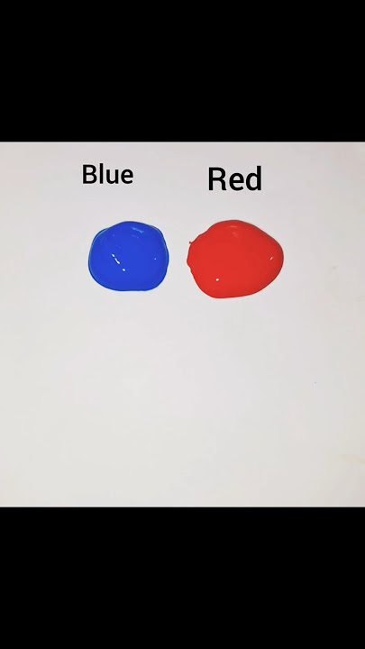 What does mixing red and blue make?               #acrylicpaint#youtubeshorts#blue#red#purple#shorts