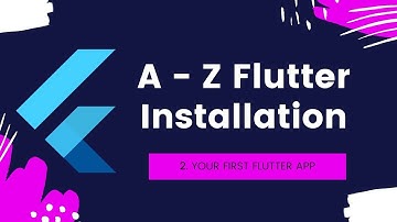 2. Volledige installatie van Flutter op Windows - Uw eerste Flutter-app