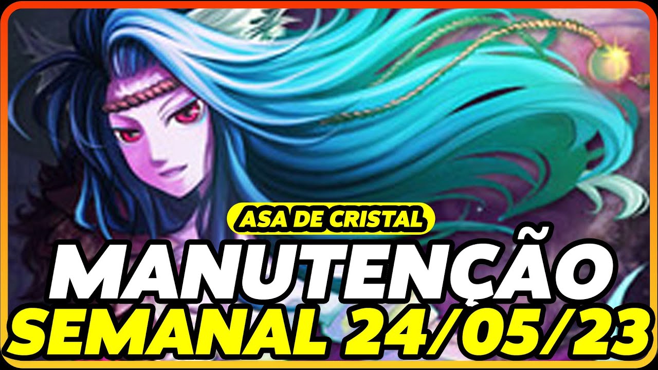 ASA DE CRISTAL - MANUTENÇÃO SEMANAL 24/05/2023 - YouTube