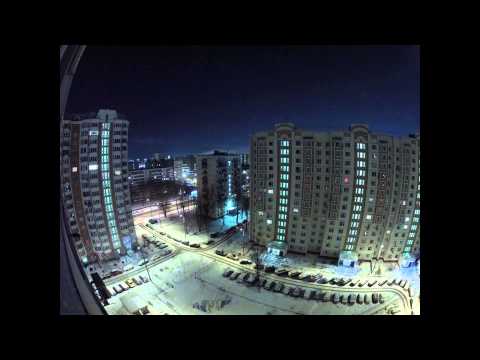Видео: timelaps 2 Восход в Москве