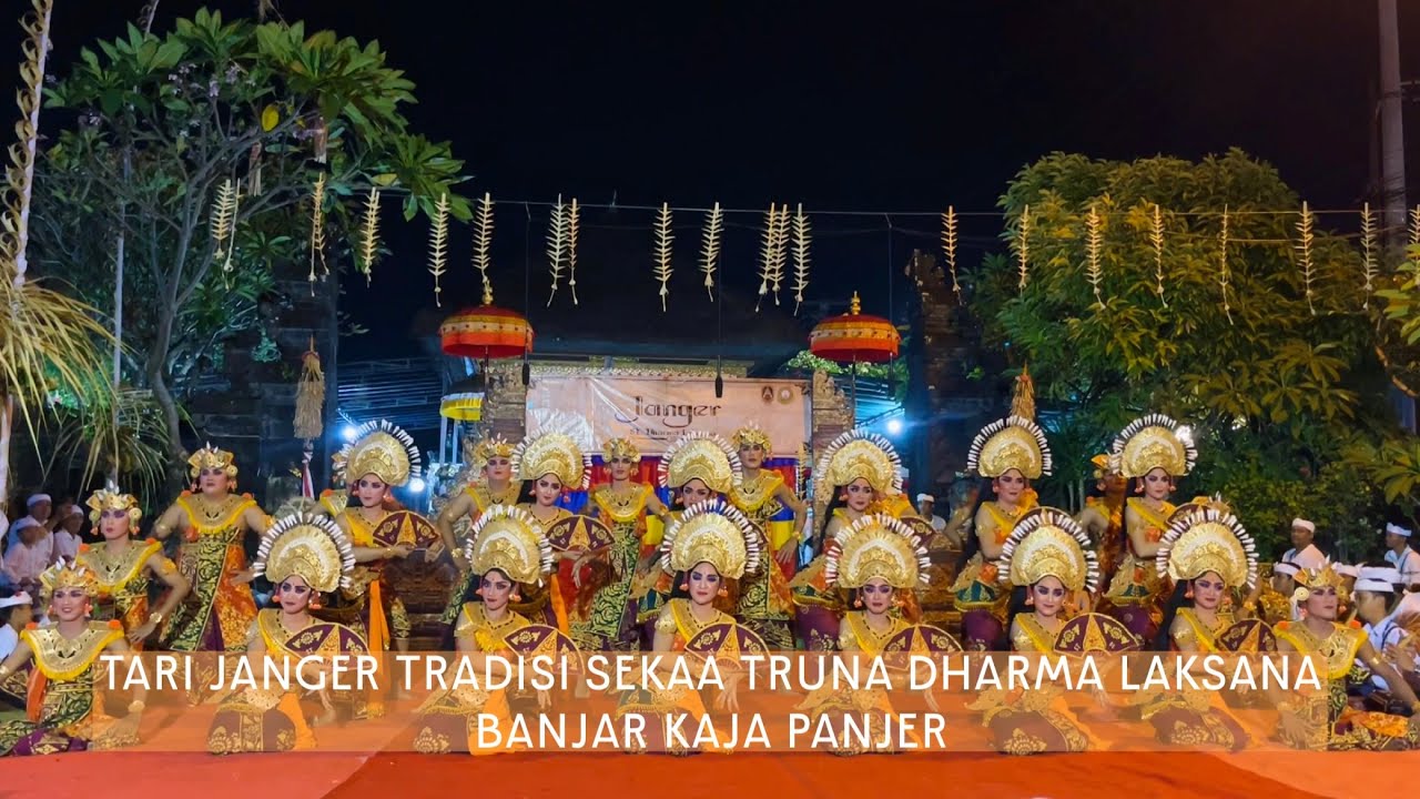 Ngulangunin Manah, Tari Janger Tradisi ST. Dharma Laksana, Banjar Kaja Panjer