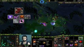 Dota Lod- broodmother with legion-Solo lane