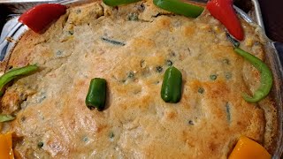 Jiffy Cornbread Chicken Potpie !!! This is amazing !! Quick and Easy to  Make !!!