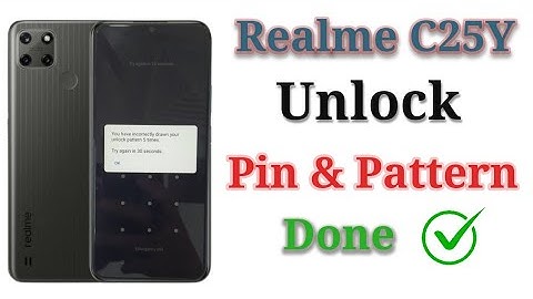 Realme C25Y Factory Reset / All Realme Screen Lock Remove,  Forget Pin & Password