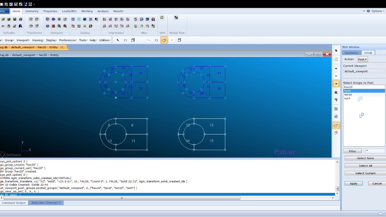 Workshop 8 VARIOUS METHODS OF SOLID MESHING - YouTube