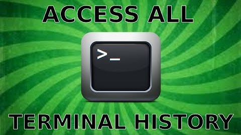 Access all Terminal History in Linux Mint 17