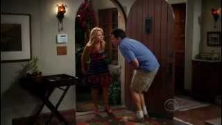 Two And A Half Men Charlie Gets Hit In His Nuts By Melissa