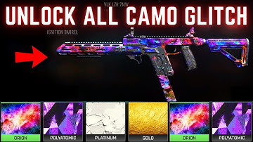 *NEW After Patch* UNLOCK ALL BLUEPRINTS ORION/POLY/DAMASCUS CAMO GLITCH! VERY EASY Modern Warfare 2