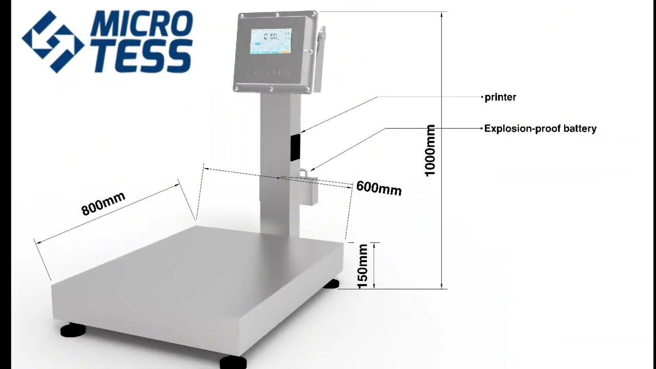 🔥 Explosion-Proof Printing Scale – The Ultimate Safe Weighing Solution for Hazardous Environments! 💡
