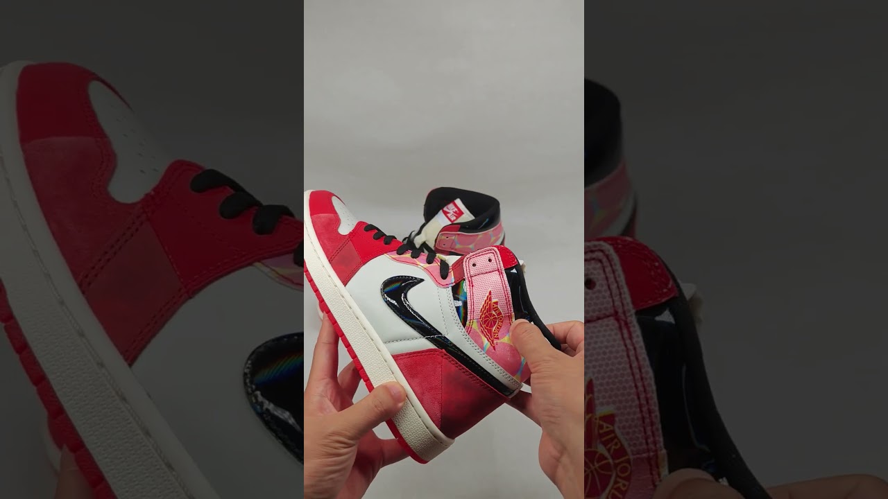 UA Air Jordan 1 Retro High OG Spider-Man Unboxing Wonderkicks