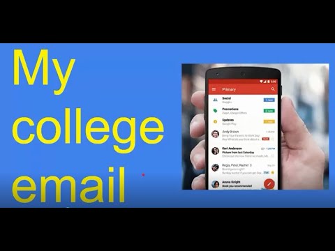 How to login to College Email