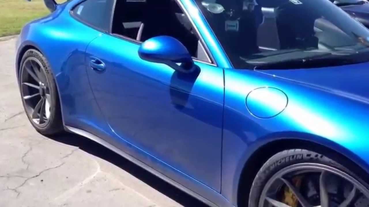 Electric Blue Porsche 991 GT3 YouTube
