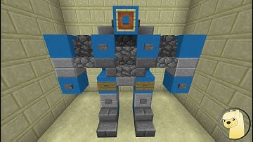 Minecraft - How To Build Transformers 4 Oreobot Robot Mode!