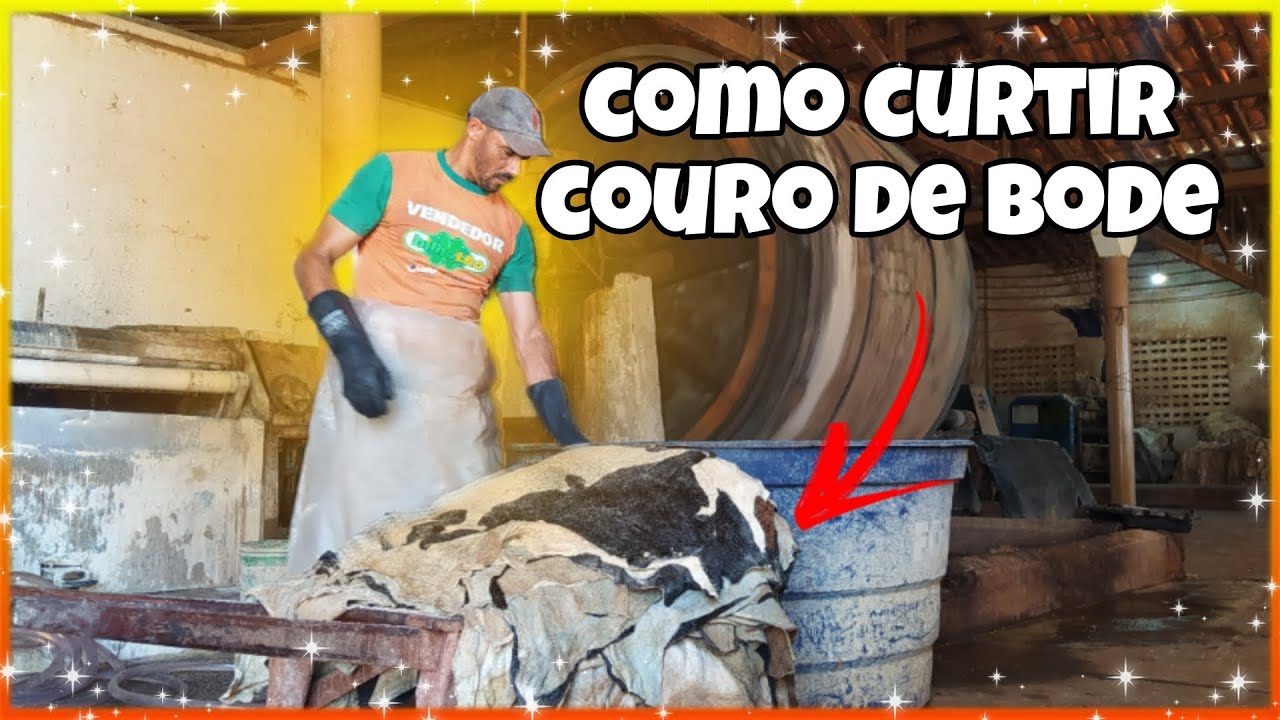 Como curtir couro de bode. - YouTube