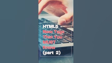 Top 5 semantic HTML5 tags #shorts #youtubeshorts