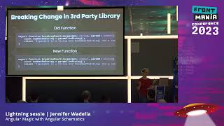Frontmania '23 - Jennifer Wadella - Angular Magic with Angular Schematics