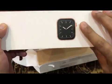 Apple Watch Series 5 Unboxing GPS + Cellular Gold 44mm