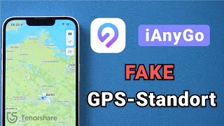 iPhone GPS Standort ohne Jailbreak ändern丨 Standort faken - iAnyGo Anleitung
