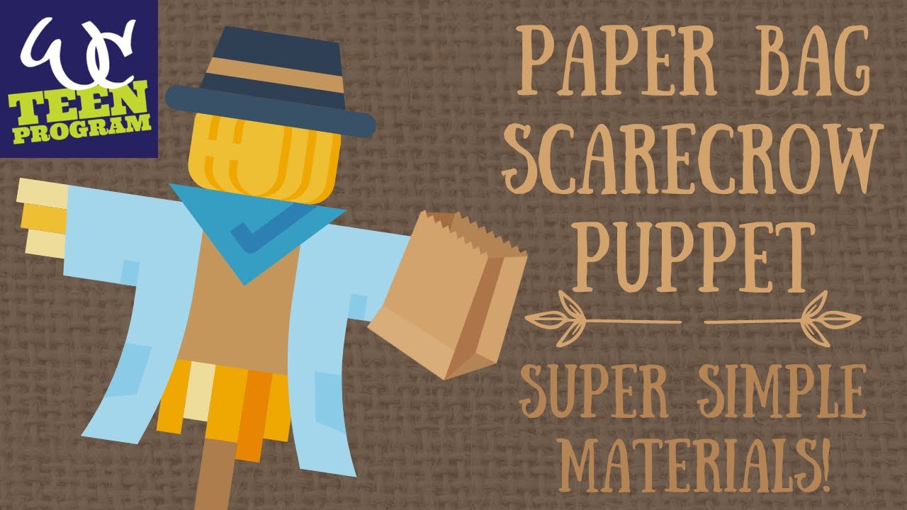 Paper Bag Scarecrow