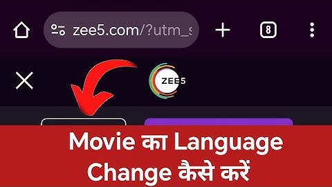 Zee 5 app language kaise change kare,how to set zee 5 app language,zee 5 settings use,change languag