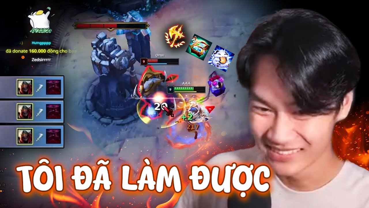 Hoàn thành thử thách không chết và được nhận donate khủng đầu tiên