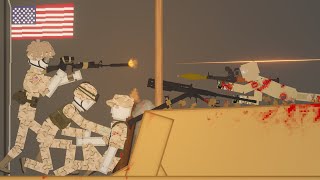 United States Army Fights Bandits in the Middle East in People Playground