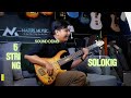 Soloking SWB550 Artisan Bass 5 String With Poplar Burl Top In Natural Amber Burst SOUND DEMO 