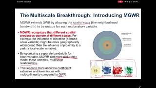 Spatial Statistics Class   GWR Based Model   Theory   Part 2