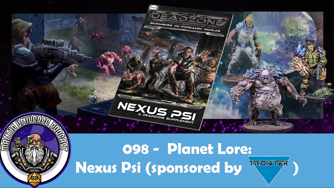 Warpath Planet Lore: Nexus PSI (sponsored by Trontek) | Mantic Universe Podcast #98