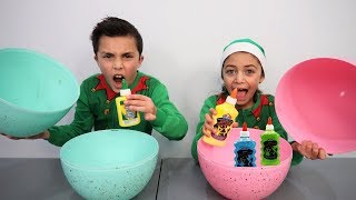 Don't Choose the Wrong Egg Glue Slime Challenge #2