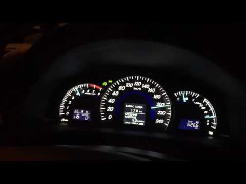 Toyota Camry 2.5 максимальная скорость