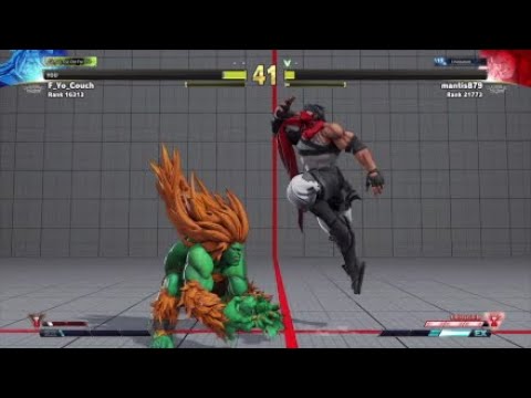 STREET FIGHTER V AE Blanka blankaing smh