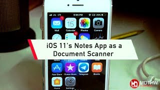iOS 11's Notes App as a Document Scanner screenshot 3