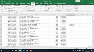 Sql excel cho kế toán