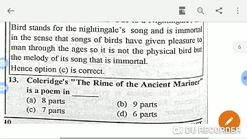 UGC NET English Literature solved paper june 2014 3rd paper