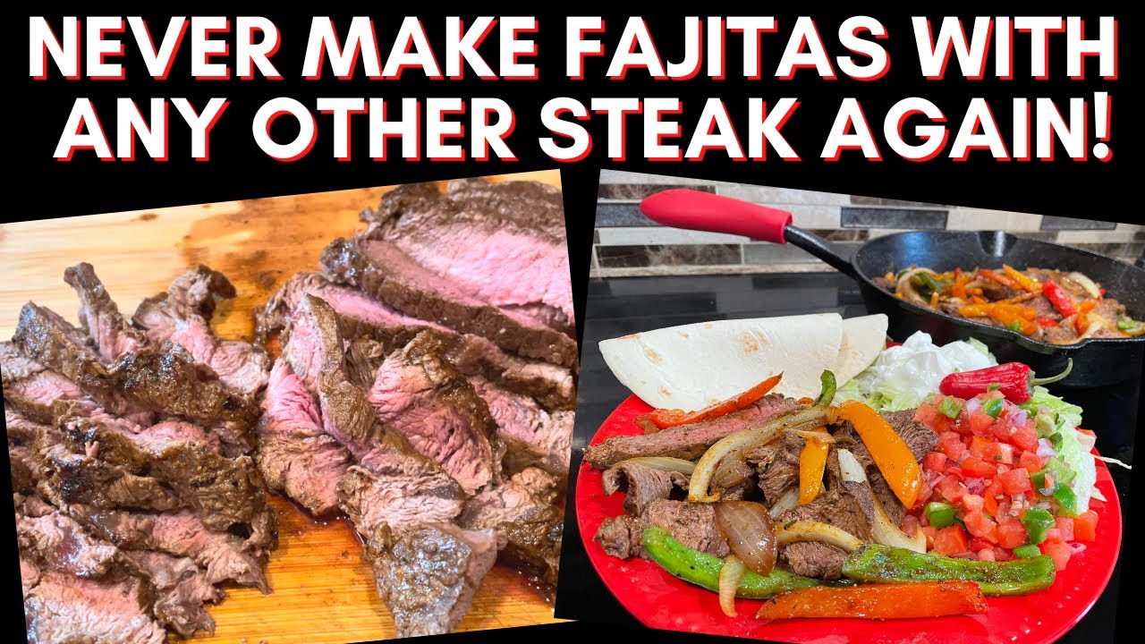 Flat Iron Steak Fajitas The Most Tender, Juicy Recipe You'll Ever Try