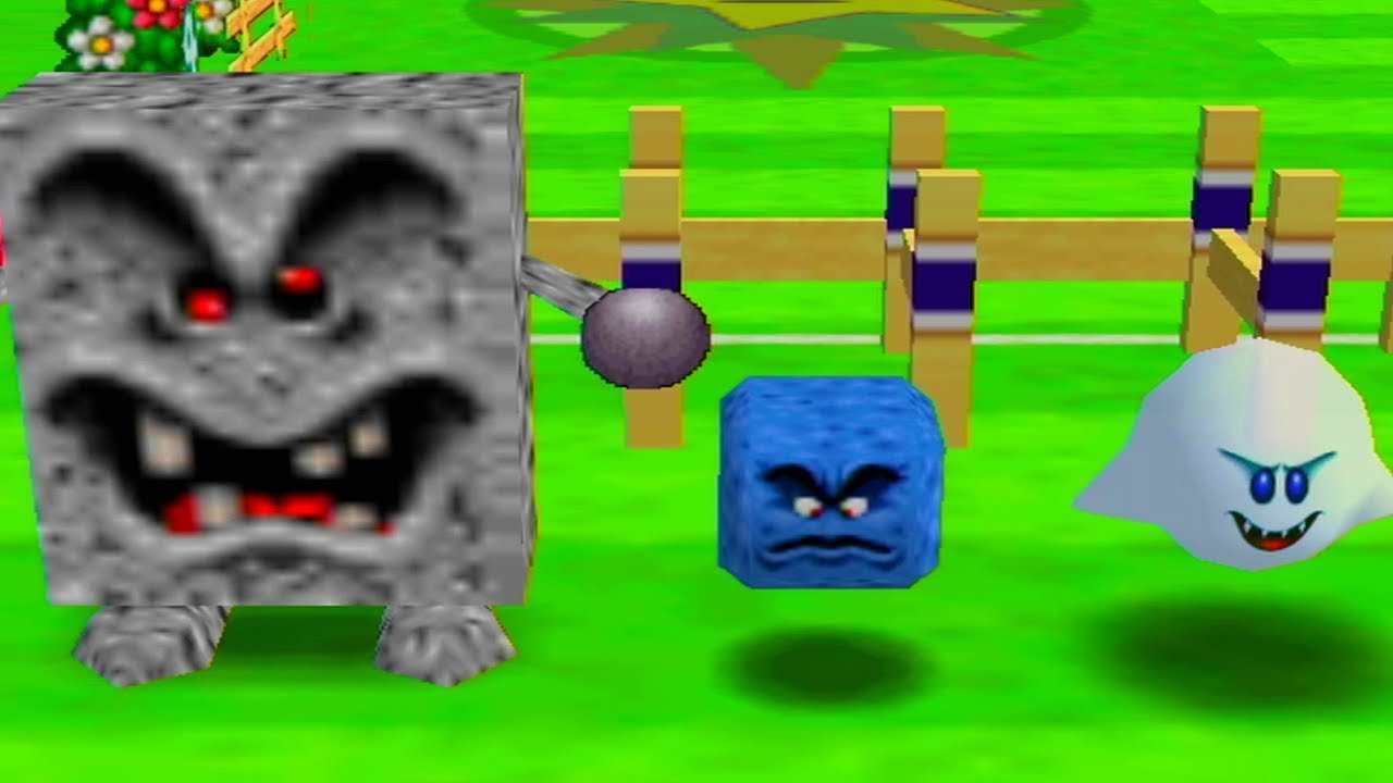 Mario Party 2 - Minigames - Mario vs Luigi vs Peach vs Yoshi