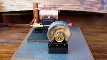 Scratch Built Steam Engine building up speed