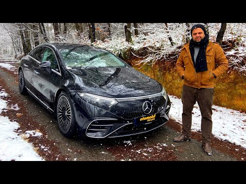 Mercedes-Benz EQS Test Sürüşü | 670 km menzili gidebiliyor mu?