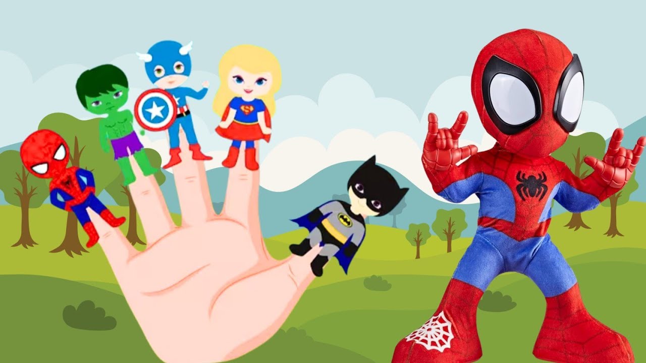 Superheroes Finger Family and more Finger Family Songs! Superhero Finger Family Collection