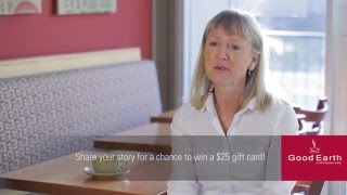 Your Coffeehouse. Your Story: Elaine's Story – Good Earth