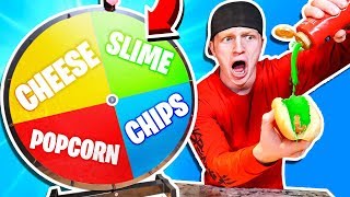 Mystery Wheel Of Hot Dog Challenge Gross
