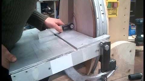 Tilting Table - DIY Disc Sander